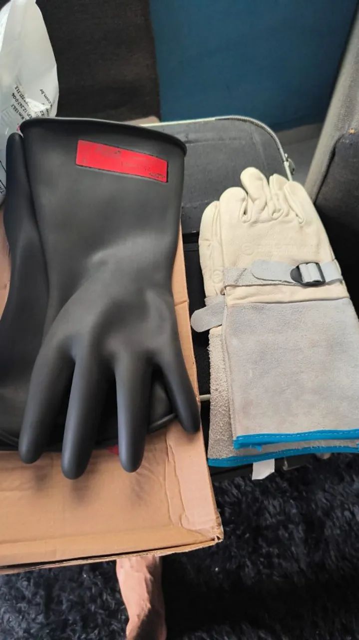 Luvas de proteção para eletricista  - Foto 2