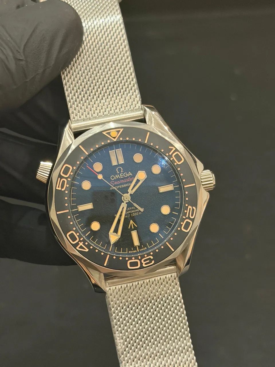 Relogio Omega 007 - Omega Seamaster Diver Mesh 42mm - Prm AAA+