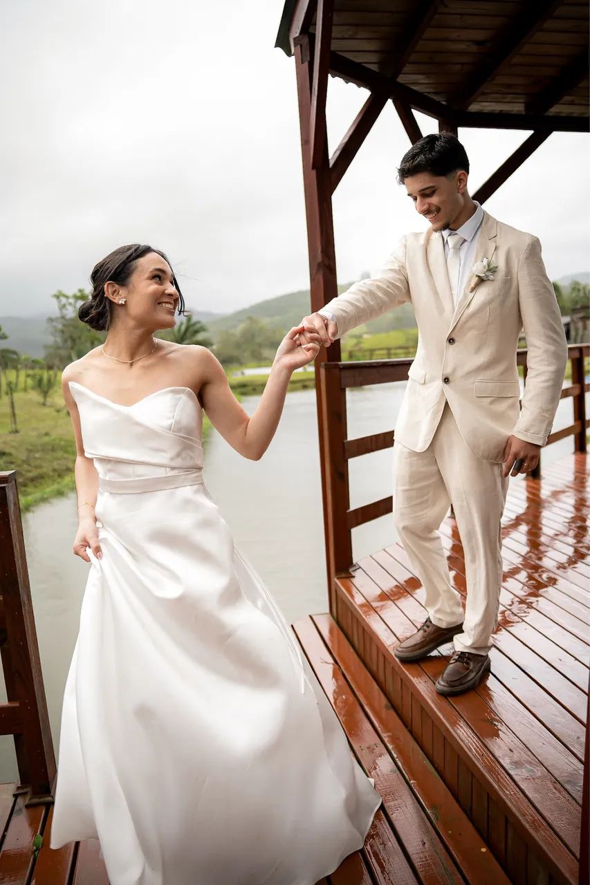 Vestido de noiva minimalista - Foto 3