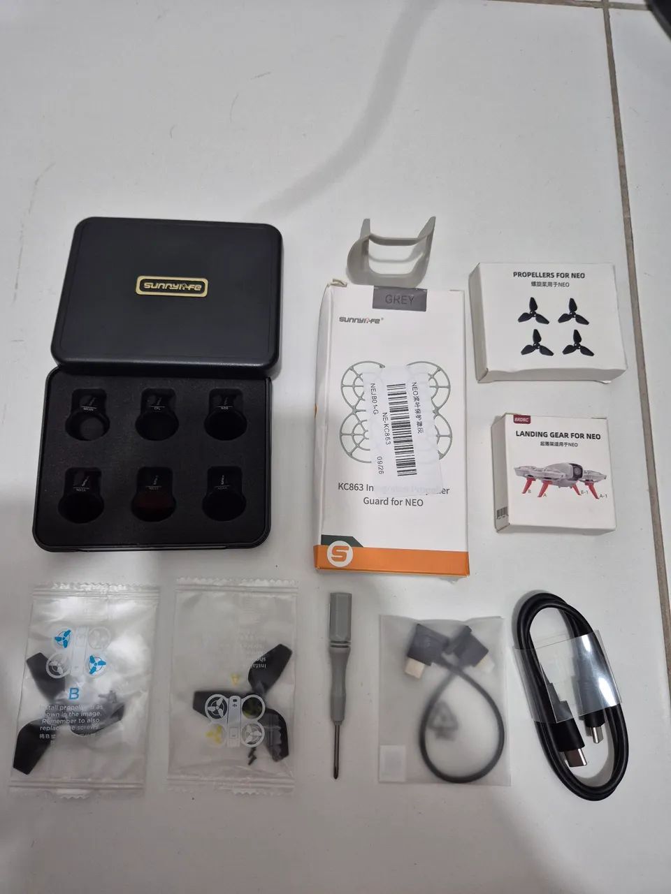 Drone DJI Neo Combo Fly More + Acessórios - COMO NOVO! - Foto 4