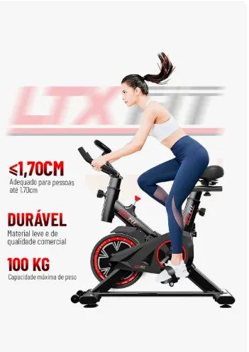 Bicicleta Spinning-Aço Carbono 