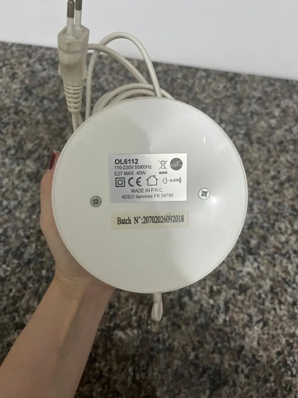 Luminária de Mesa Flexível Branca - Articulada e Funcional - Foto 5