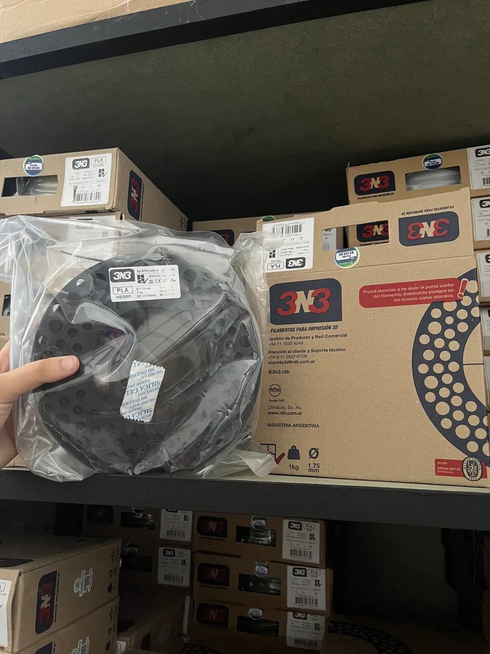 FILAMENTOS IMPRESSÃO 3D 3N3 PLA 1KG DIVERSAS CORES