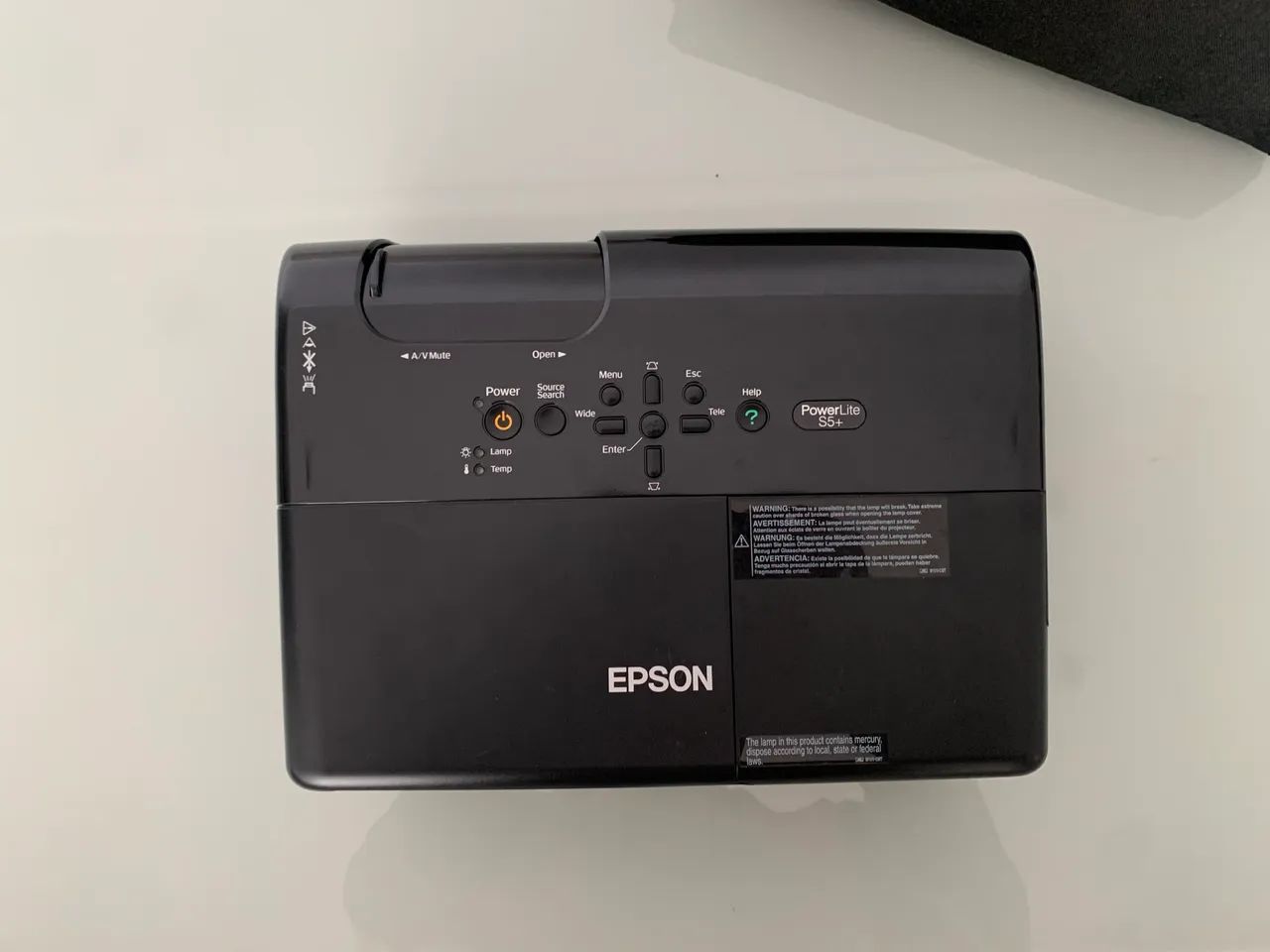 Projetor Epson PowerLite S5+ 3LCD + Cabos - Sem Teste - Foto 3