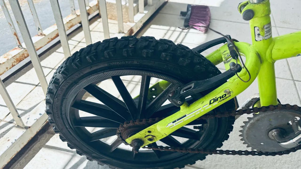 Bicicleta Aro 16 BMX Dino - usada - Foto 5