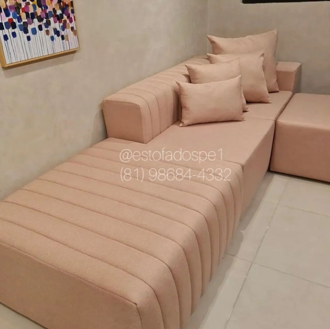 Fabricamos sob encomenda sofás modulares - Foto 5