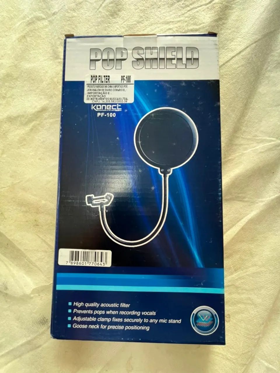 Filtro Pop Konect PF100 com Haste Flexível para Gravação - Foto 3