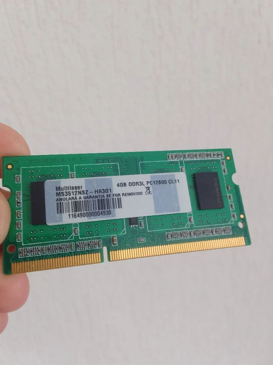 Memória Ram 4 GB DDR3L