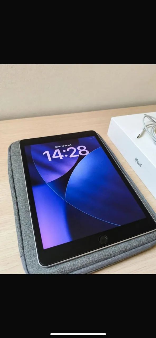 iPad 9 - Caixa, capa e carregador  - Foto 2