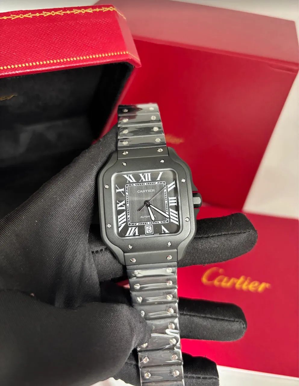 Relógio Cartier Santos 40mm Automático  - Foto 4