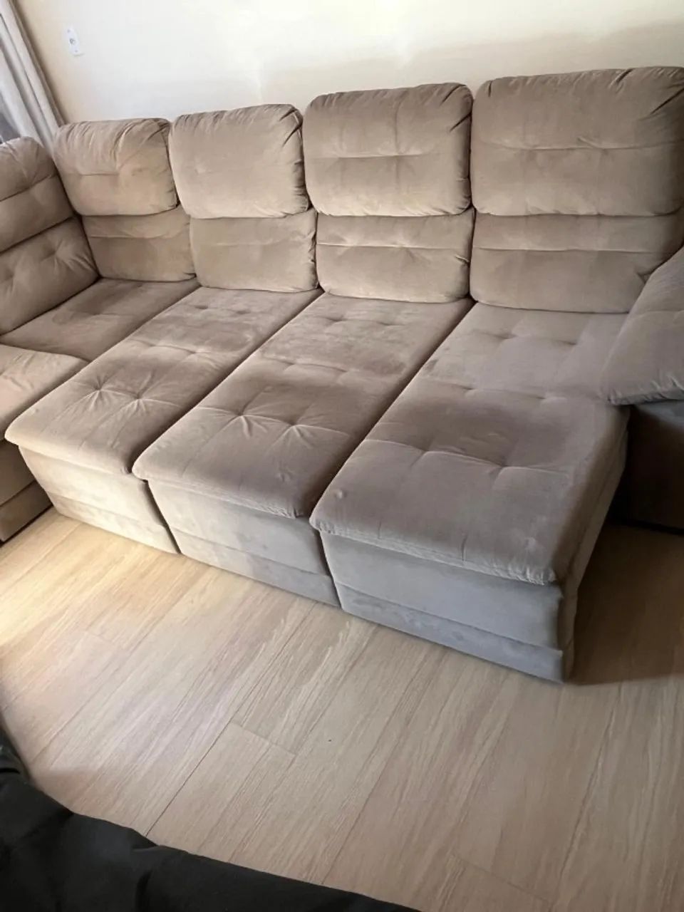 VENDE-SE SOFÁ GRANDE RETRÁTIL E RECLINÁVEL - EXCELENTE ESTADO - Foto 3