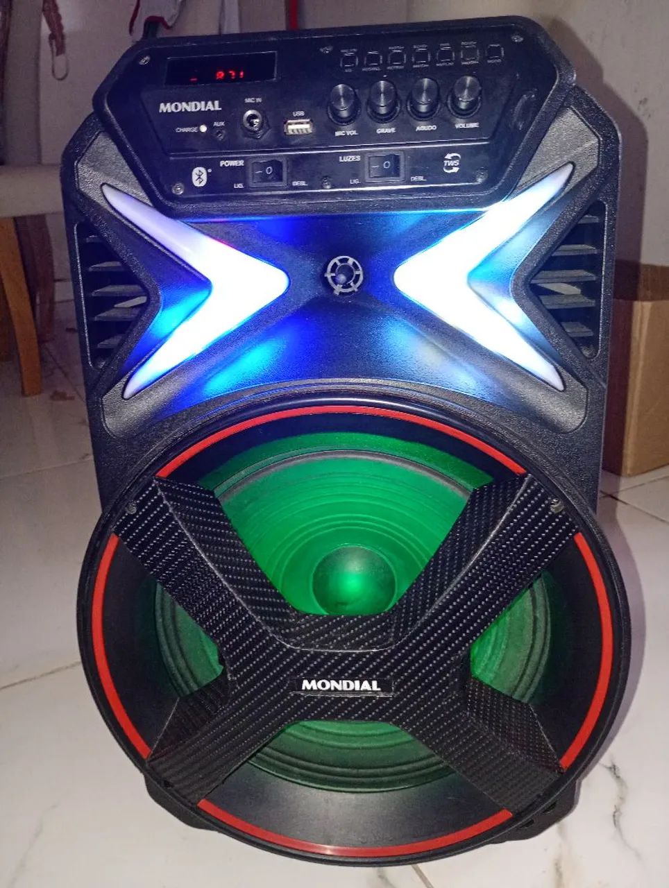 CAIXA DE SOM TWR-400 MONDIAL 409watts - Foto 3