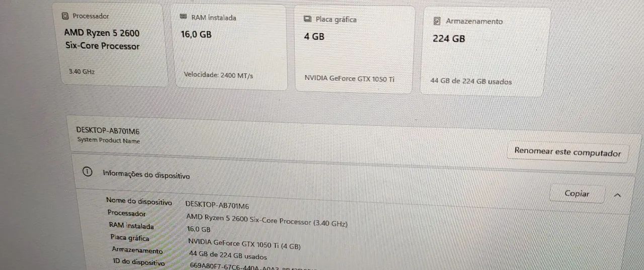 PC COMPLETO AMD RYZEN 5 2600 - Foto 5
