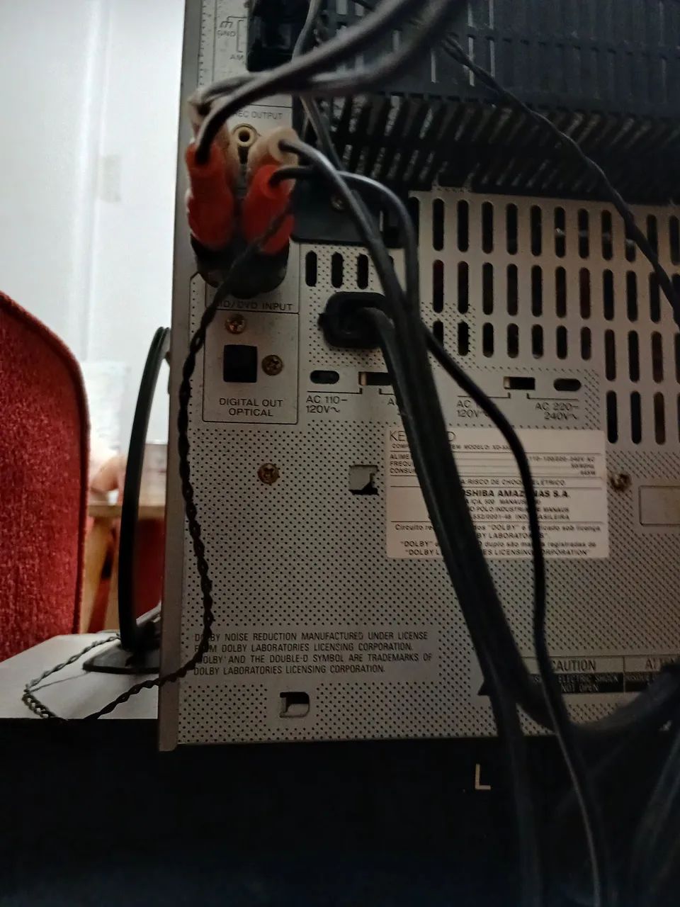 Raro minisistem kenwood pra restauro - Aparelhos de Som - Vila