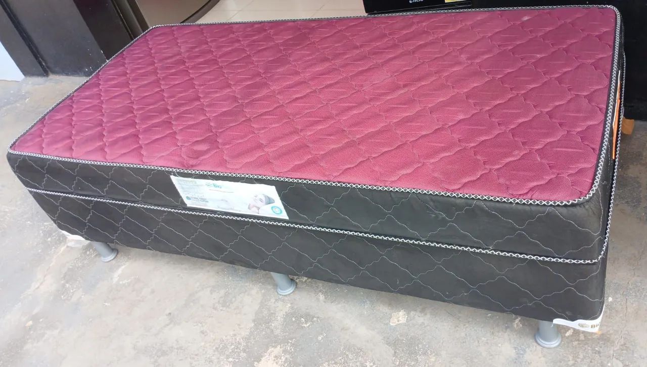 Cama box solteiro marca BIOFLEX SEMI-NOVA.  FAÇO A ENTREGA *  - Foto 3