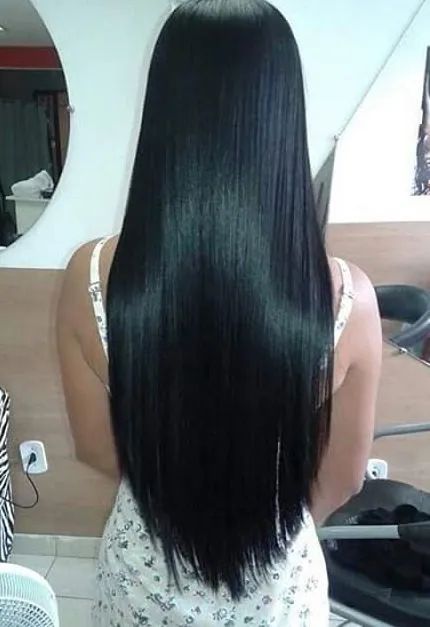 Alongamento Preto Natural 70 centímetros 