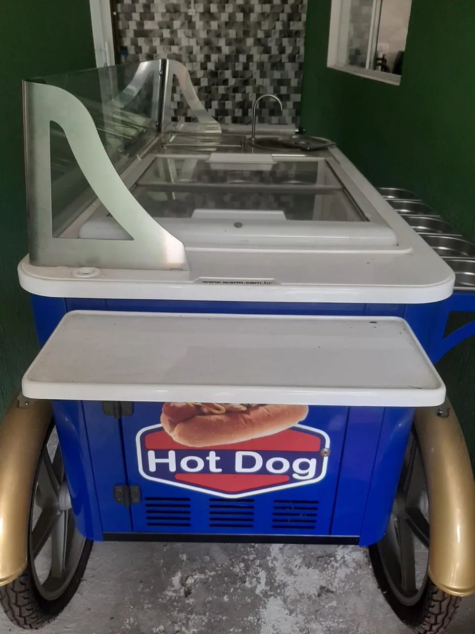 Carrinho gourmet hot dog 