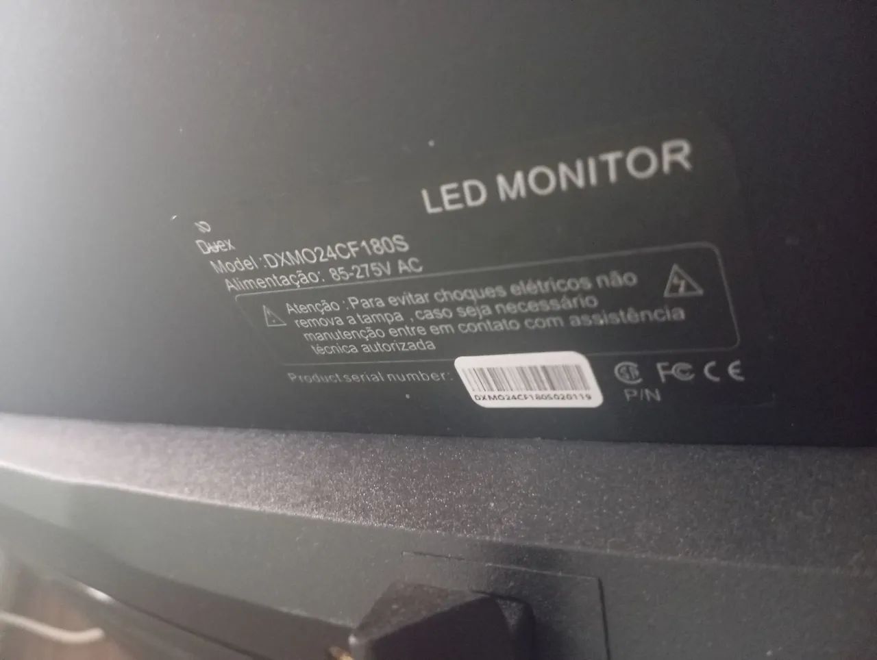 Monitor 24 Polegadas 180 HZ Curvo