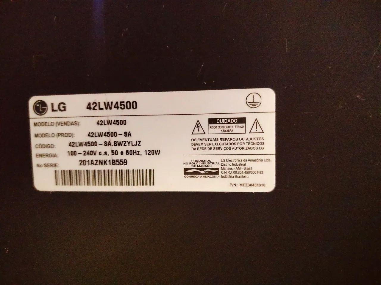 Tv LG 42 polegadas não é smart  - Foto 2