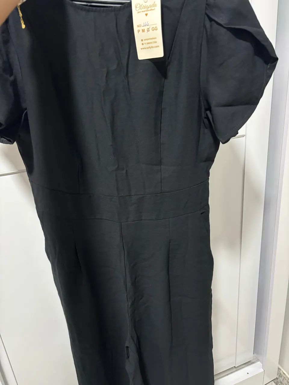 Macacão longo preto  - Foto 4