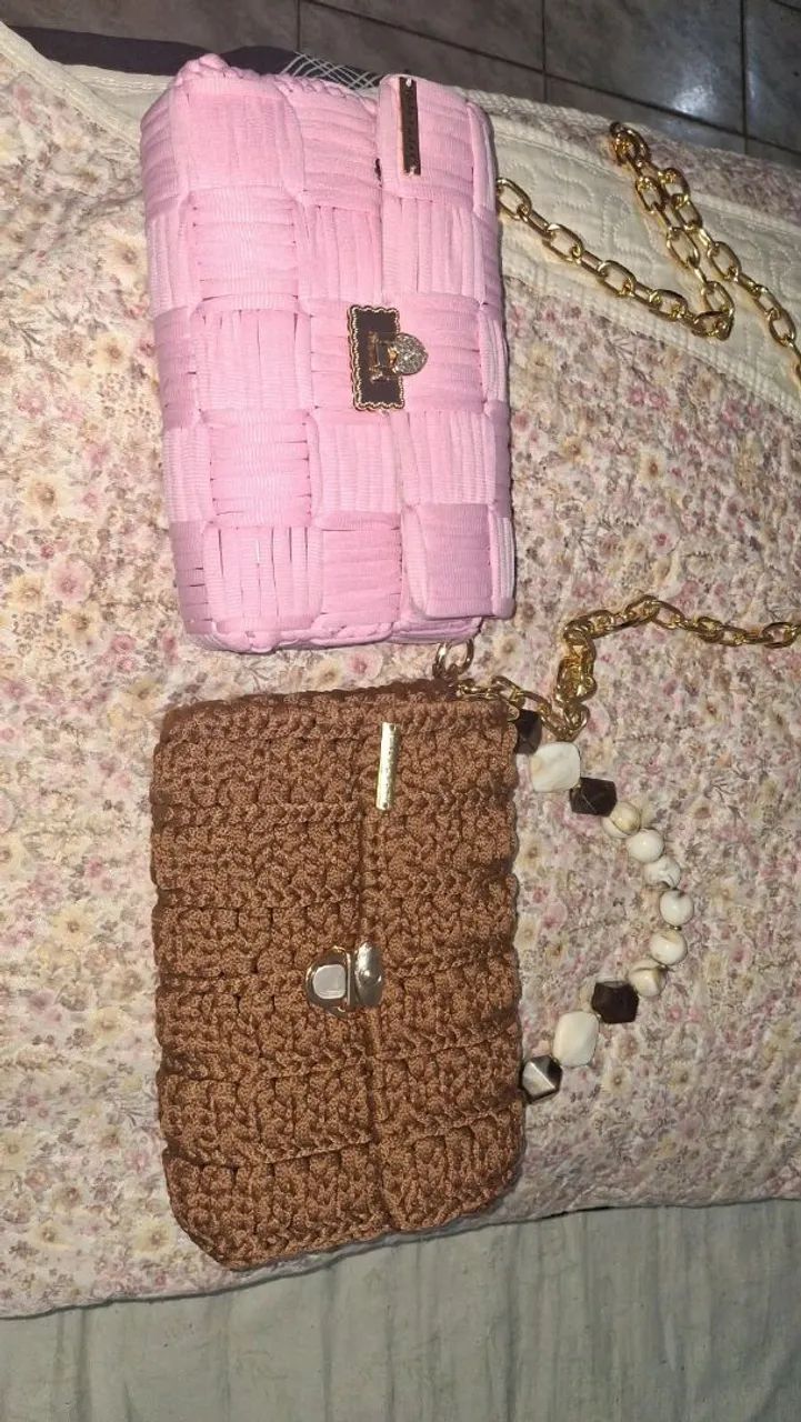 Bolsas de crochê
