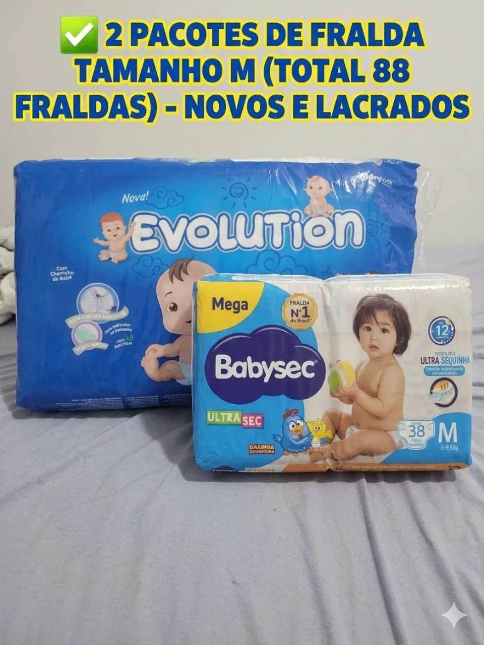 Mega combo fraldas