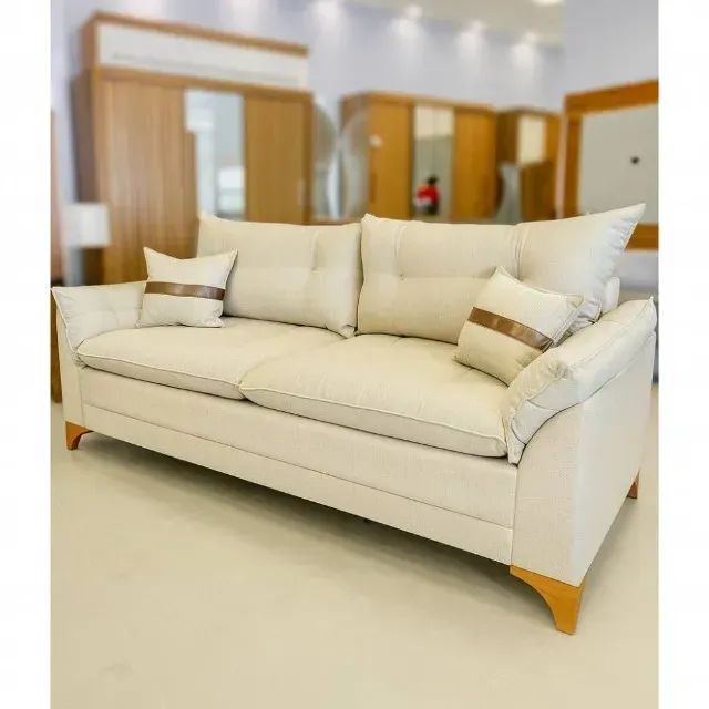 Sofá Living Creta  2.00m Linho  Produto Novo!  Pronta Entrega!
