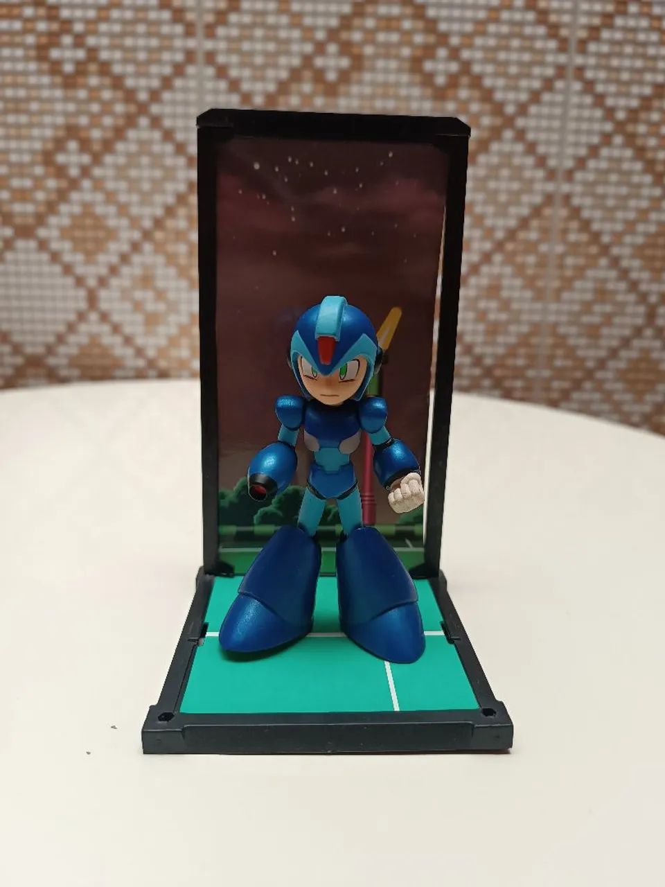 Conjunto Megaman e Zero bonecos decoração com base de apoio temático - Foto 3
