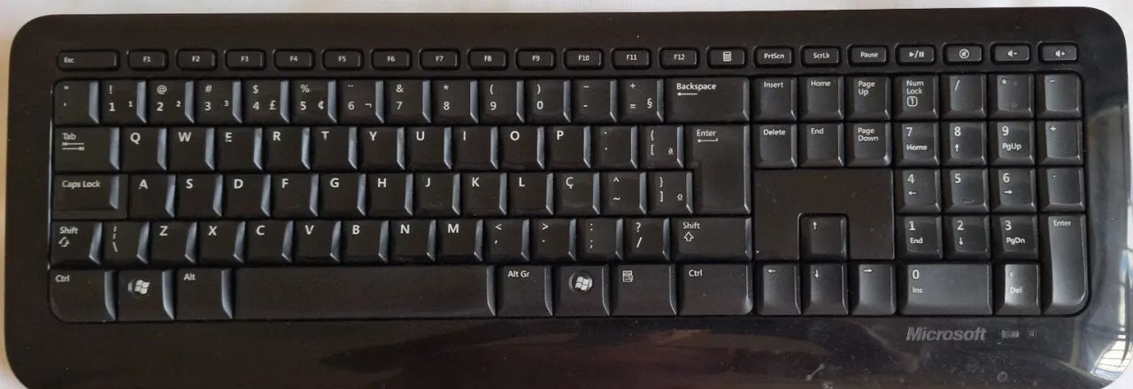 teclado microsoft modelo 800 com mouse azul , usado - Foto 3
