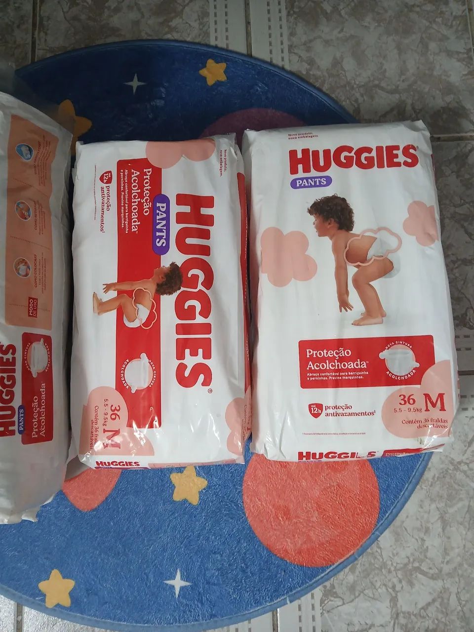 Fralda huggies pants 3 pacotes - Foto 3