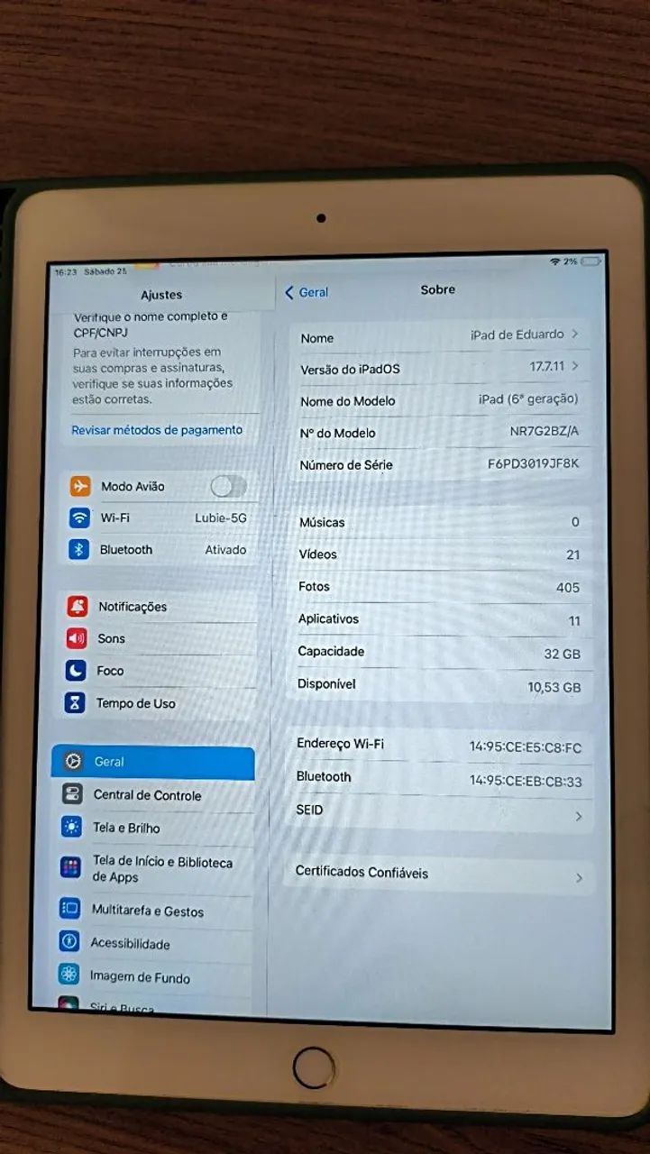 Ipad 6° geração 32g - Foto 3