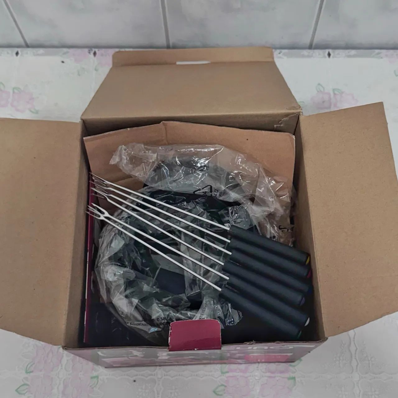 Conjunto para fondue 11 peças Euro Home - Foto 3