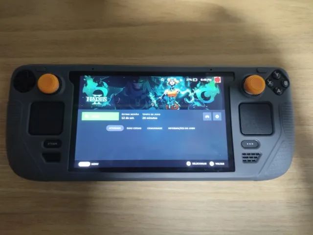 Steam Deck LCD 256GB Impecável + Case e Carregador Original - Sem