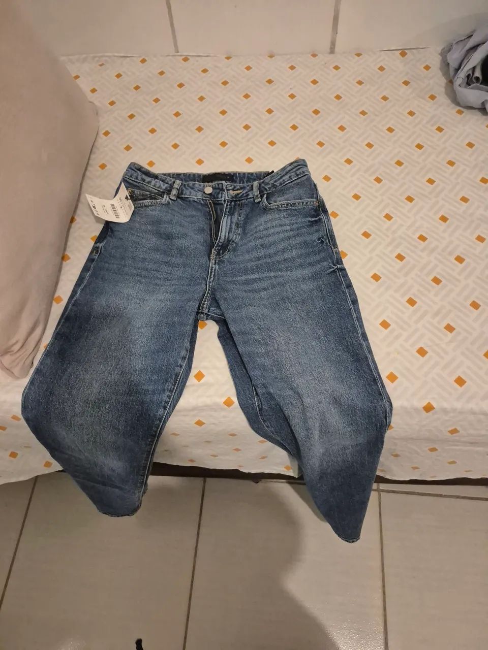 Calca zara 38 mom fit - Foto 4