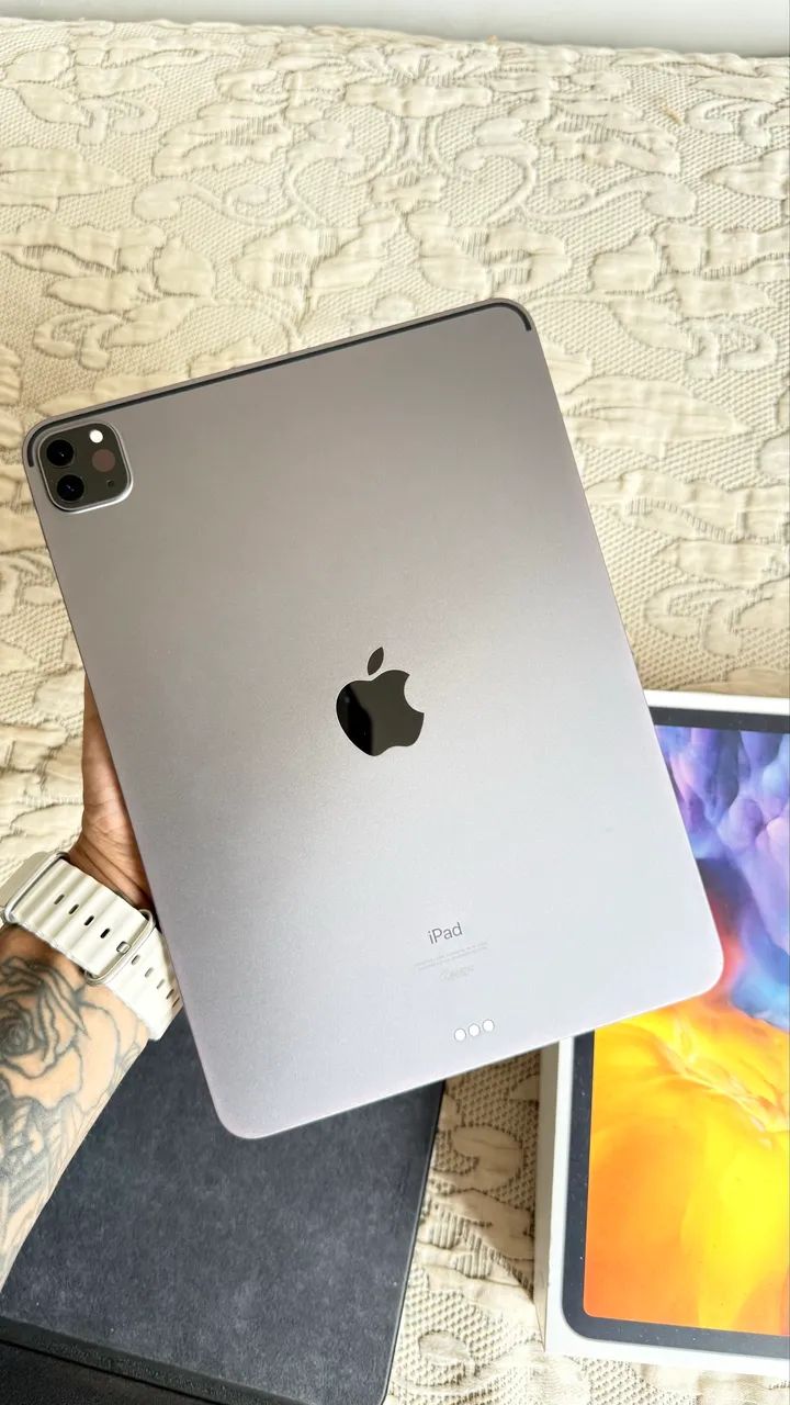 iPad Pro 11? 128gb impecável passo cartão  - Foto 4