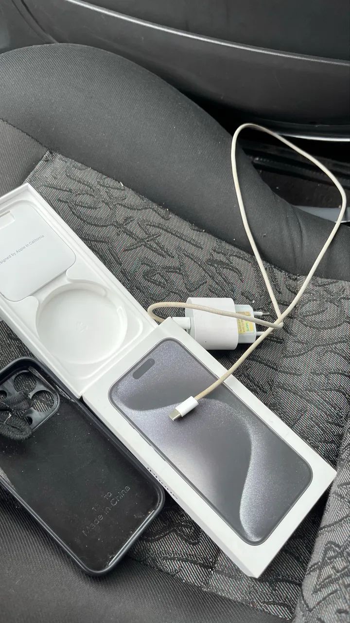 iphone 15 pro 256g preto - Foto 5