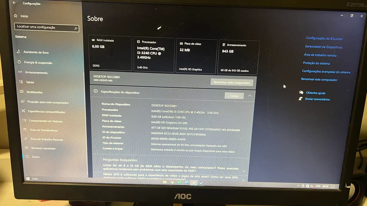 Computador Intel I3  - Foto 3