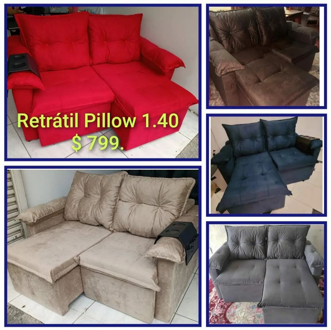 ESTOFADOS DIRETO DE FÁBRICA! Modelos a Partir De R$ 800,00! - Foto 3