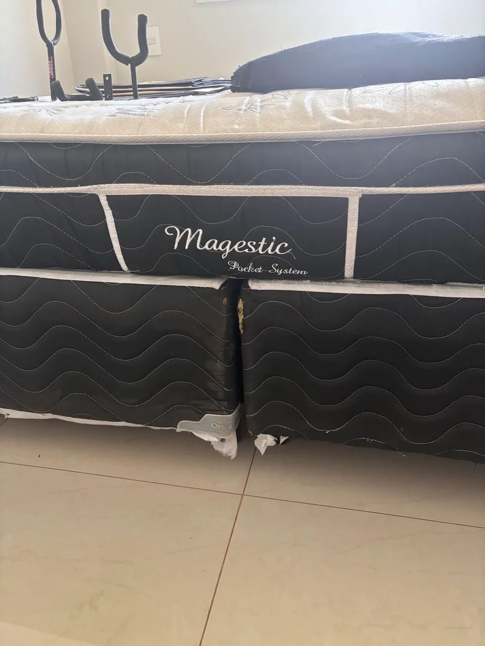 Cama King Size em ótimo estado - Foto 3