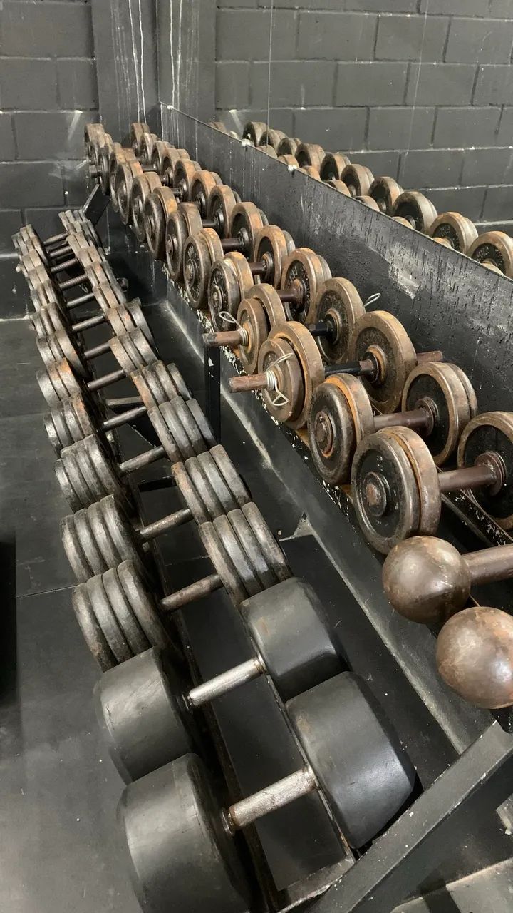 Jogo de de dumbbell de ferro