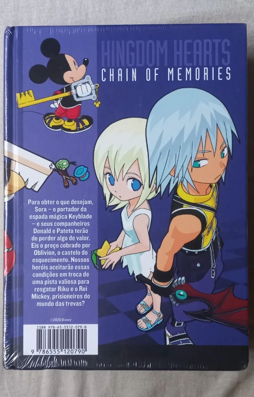 Kingdom Hearts Chain of Memories Edição Definitiva Panini lacrado