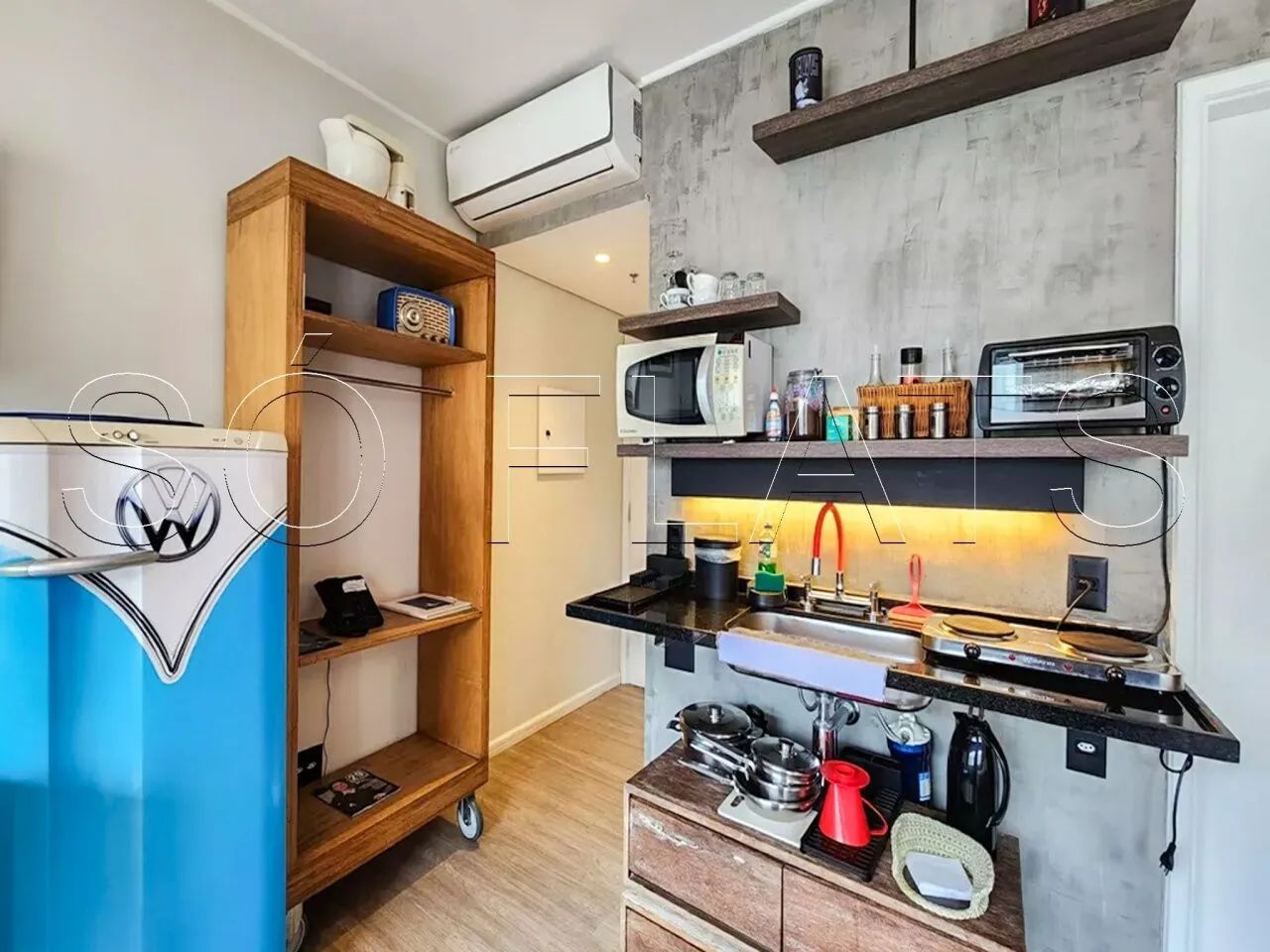 Slaviero Moema, flat disponível para locação 27m² e 1 dormitório. - Foto 3