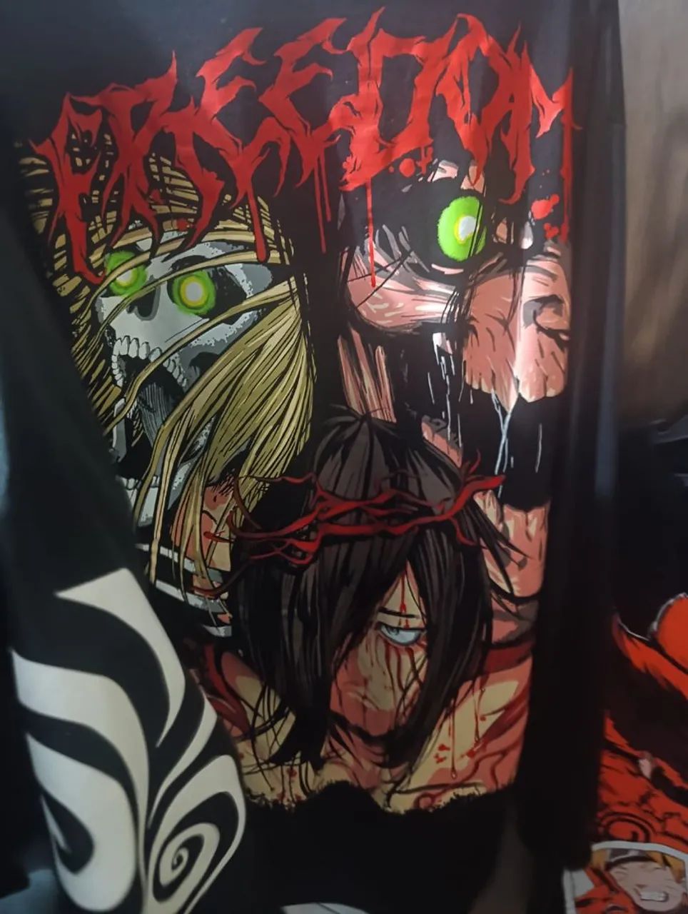 Blusa eren attack on titan ikaricorp - Foto 4
