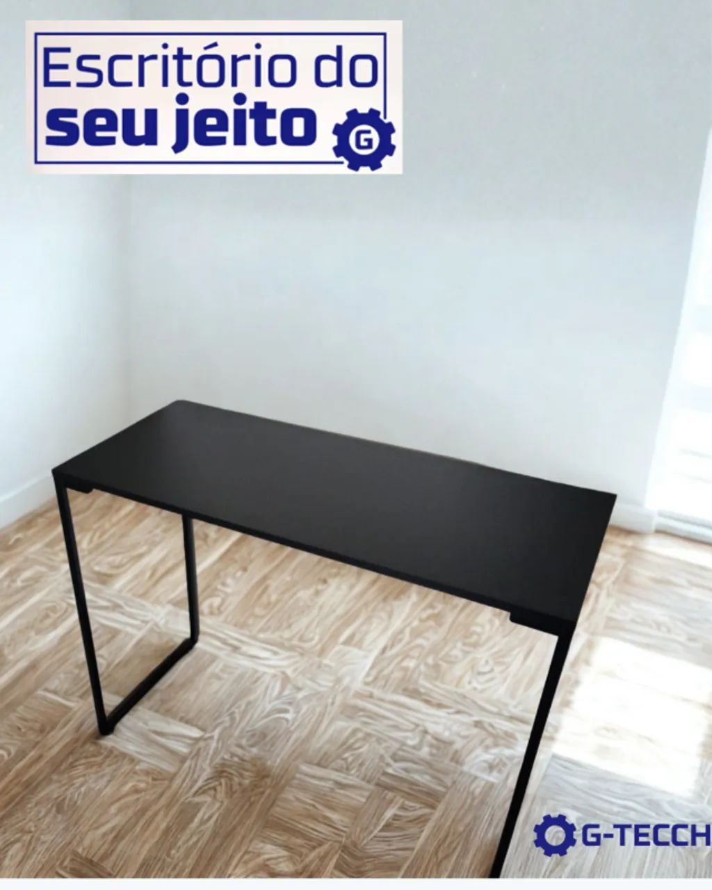 Mesa Industrial NOVA Multiuso para Notebook Computador de Estudo Birô Escrivaninha Office - Foto 5