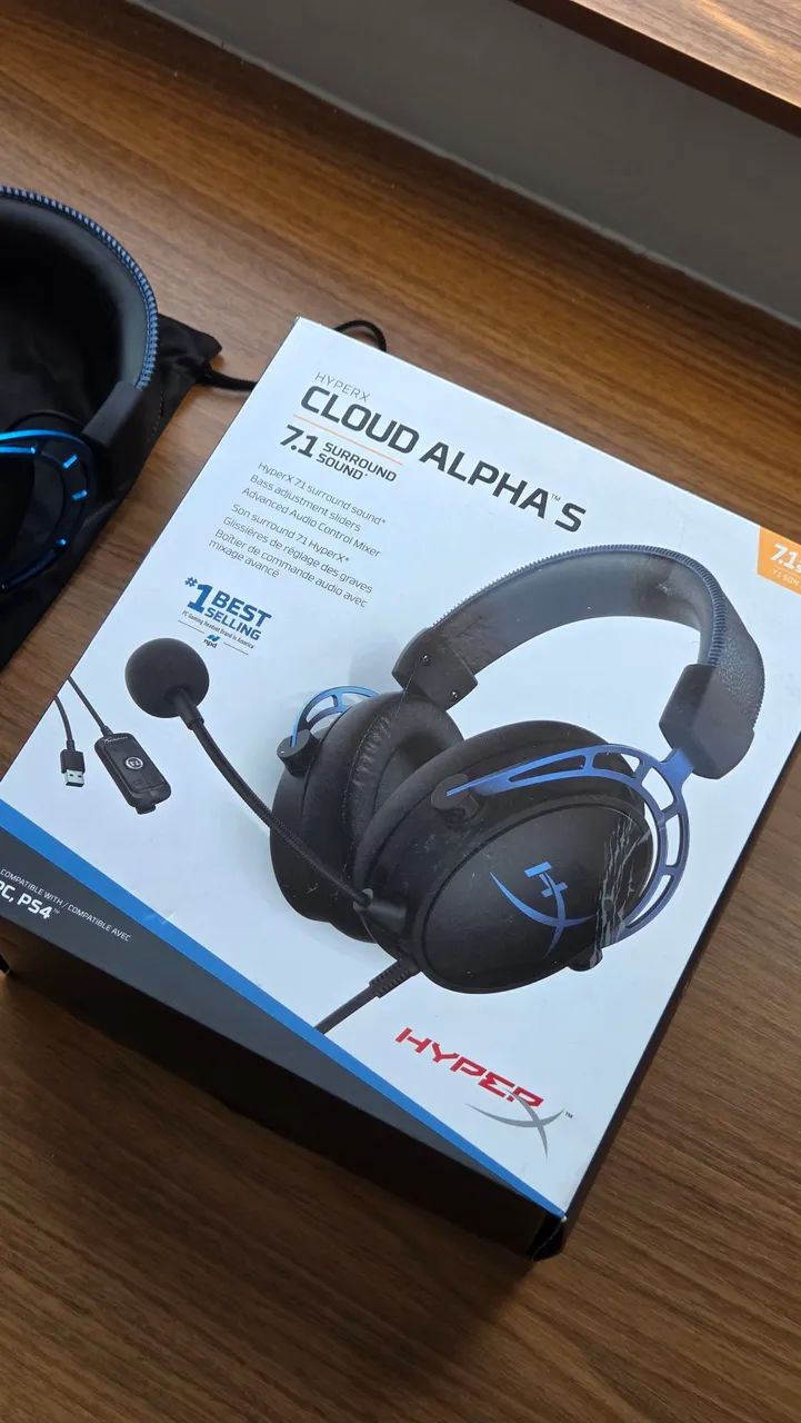 Headset Hyperx Cloud Alpha S - Oportunidade  - Foto 4