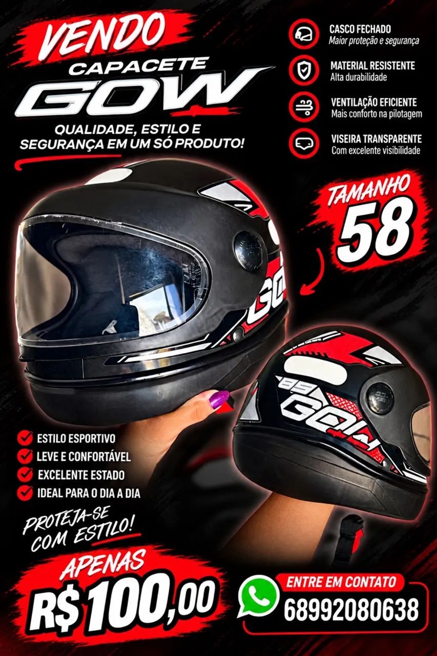 Capacete Gow