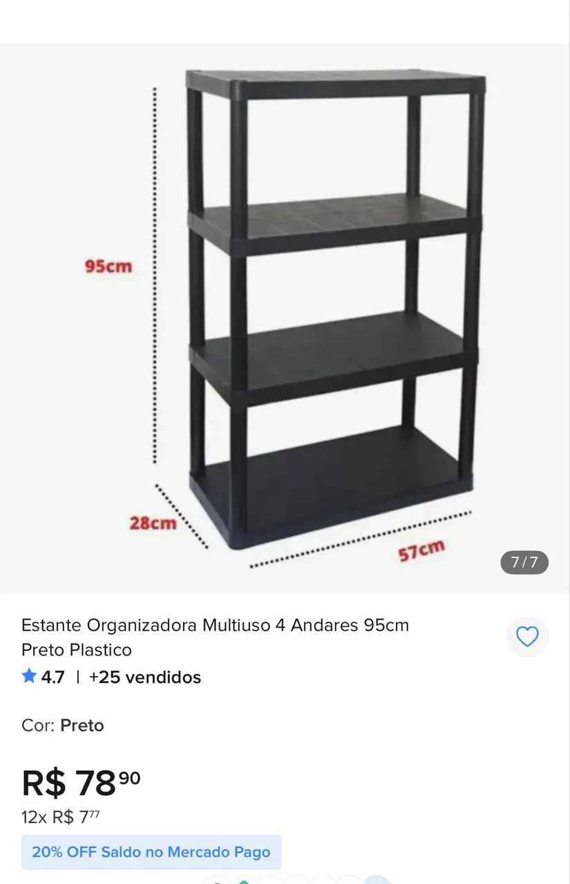 Prateleira  - Foto 2