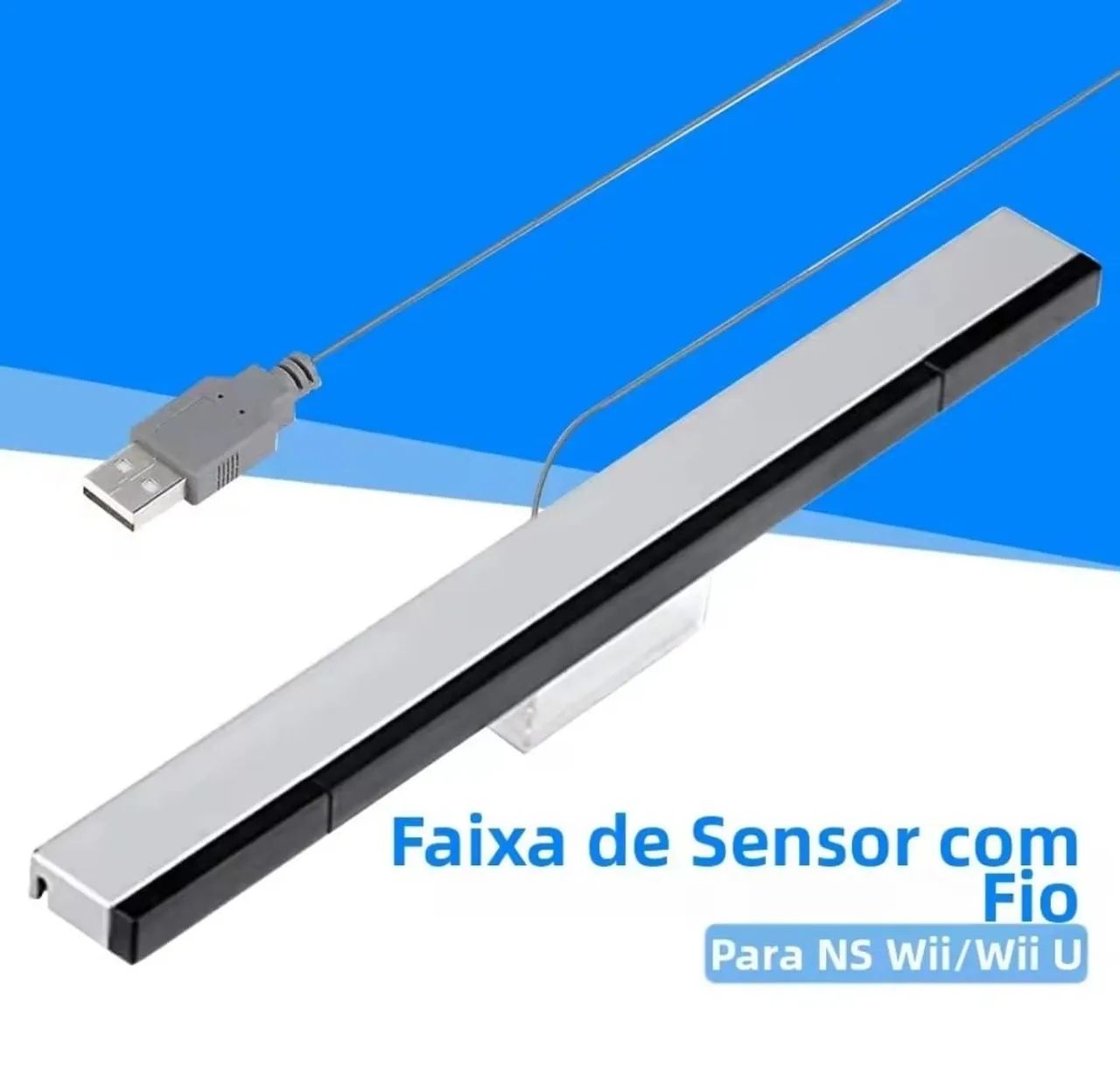 Faixa de Sensor com fio USB para Nintendo Wii