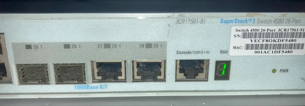 Switch 3COM 4500 3CR17561-91