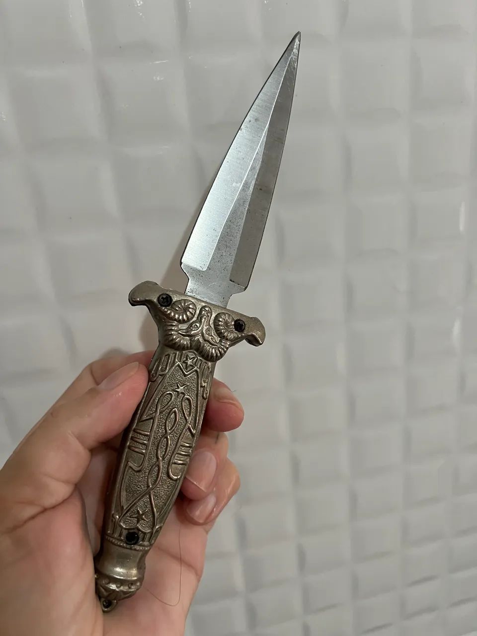 Faca Bode 23cm com a bainha sem a bainha 20,5cm - Foto 2